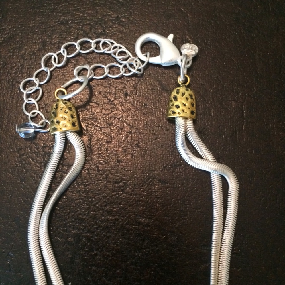 Treska necklace and earrings with jewelry bag - Picture 4 of 7